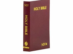 NIV Holy Bible Compact Burgundy