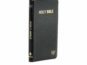 KJV Holy Bible Medium Zip Black