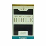KJV Thinline Reference Bible (Bonded Leather, Burgundy, Red Letter)
