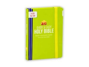 Quick & Easy Holy Bible- Retold in Accessible English Green from the Holy Bible