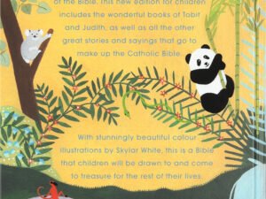 ESV-CE Catholic Children's Bible cover art for young readers