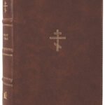 NKJV Orthodox Study Bible Brown (Black Letter Edition)