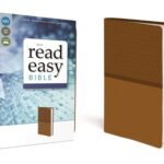 NIV Large Print Brown Bible, Red Letter Edition, easy to read.