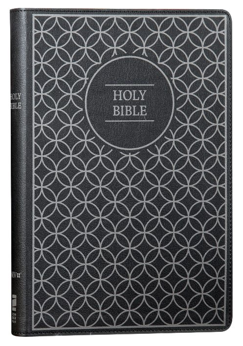 Niv Value Thinline Bible Large Print Gray/black (black Letter Edition)