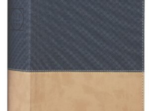 NIV Study Bible Navy/Tan Indexed in Red Letter Edition, Fully Revised for 2020