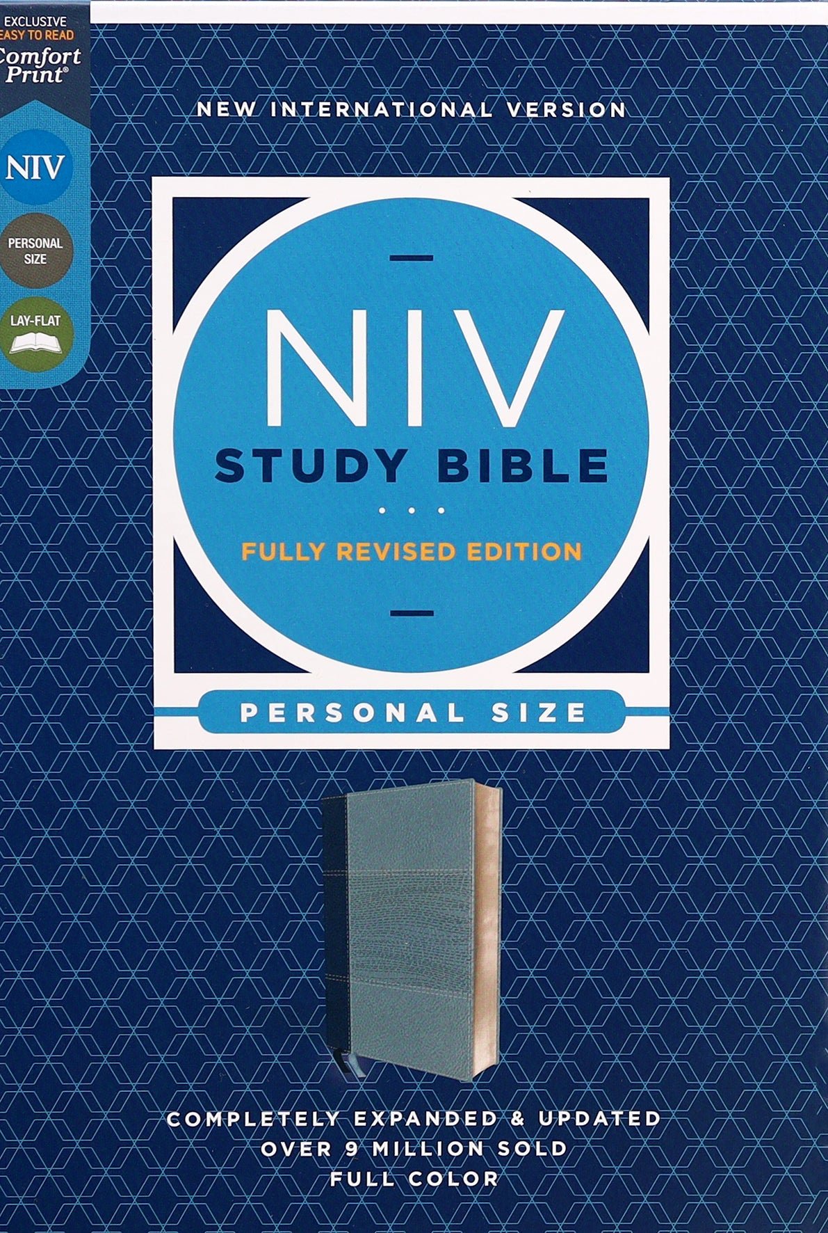 Niv Study Bible - Personal Size Navy/blue - Red Letter Edition - Fully