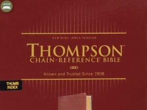 NKJV Thompson Chain-Reference Bible, Red Letter Edition, Brown Thumb Indexed