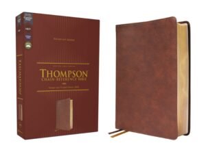 NKJV Thompson Chain-Reference Bible in Brown Red Letter Edition
