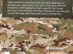Compact military camouflage edition NIV New Testament Bible