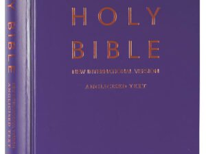 NIV Anglicised Black Letter Edition Ultraviolet Slimline Bible