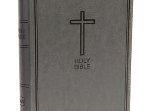 NKJV Deluxe Gift Bible in Red Letter Edition, Gray Cover