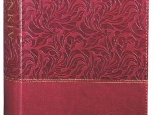NKJV Study Bible in red letter edition with full-color illustrations and study notes