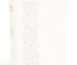 Bride's Bible in NKJV translation, white leather edition with red letter text and inspirational content for women.