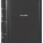 NKJV compact reference Bible in black, red letter edition