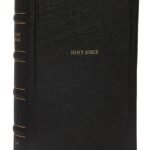 Personal Size Large Print Black Indexed NKJV Bible with Red Letter Edition