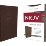 NKJV Thinline Bible Brown (Red Letter Edition)