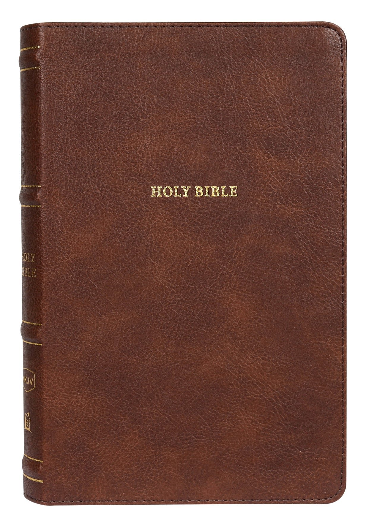 NKJV Thinline Bible in Brown Thumb Indexed format, Red Letter edition