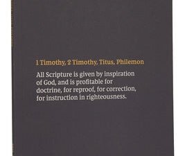 NKJV New King James Version Bible Study Journal for 1-2 Timothy, Titus, Philemon