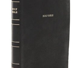 NKJV Thinline Reference Bible Black Thumb Indexed in Red Letter Edition