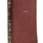 NKJV Thinline Bible Large Print Brown Thumb Indexed