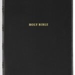 NKJV Giant Print Black Letter Reference Bible in a center-column format