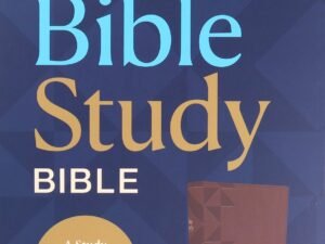 NKJV Bible Study Bible Brown Leather Bound Bible for Personal Study and Reflection