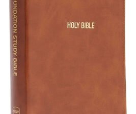 NKJV Foundation Study Bible Large Print Brown Red Letter Edition
