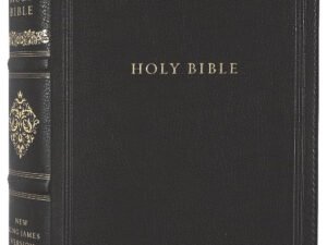 Personal Size NKJV Bible in black with red letter edition