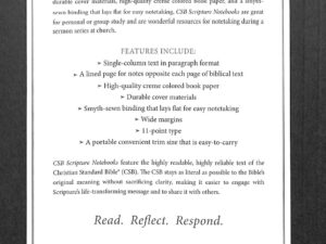Experience luxury devotion with our CSB Daily Devotional Journal, featuring elegant scripture notebooks for a deeper connecti