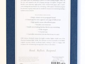 Luxurious CSB Scripture Notebook highlighting the book of Ezra in the beautiful Christian Standard Bible.