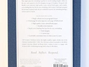 Capture life's moments in style with the CSB Luxury Journal, beautifully designed with Jeremiah Scripture