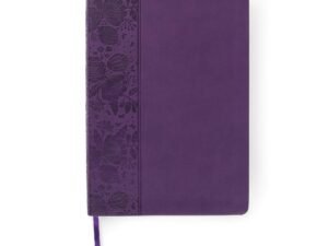 Elevate your devotion with the Luxury CSB Super Giant Print Reference Bible in regal purple with elegant red letter tone