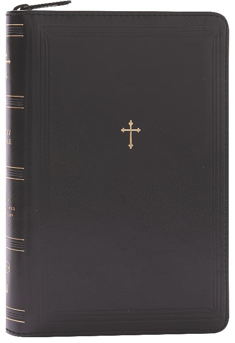 Nkjv Compact Reference Bible With Zipper (black Letter Edition)
