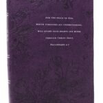 NKJV Peace of God Bible Purple Red Letter Edition