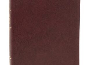 NKJV Peace of God Bible in burgundy leather with red letter edition