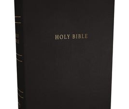 NKJV Holy Bible Personal Size Large Print Reference Bible Black (Red Letter Edition)