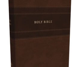 NKJV Holy Bible Personal Size Large Print Reference Bible with thumb index and red letter edition