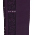 NKJV Holy Bible Personal Size Large Print Reference Bible Purple (Red Letter Edition)