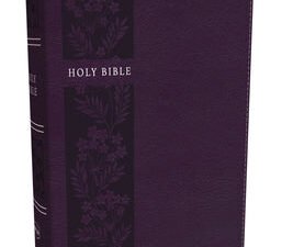 NKJV Holy Bible Personal Size Large Print Reference Bible Purple Thumb Indexed (Red Letter Edition)