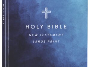 NKJV Large Print Outreach New Testament Bible, Geometric design and large print features for easy reading.