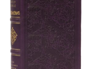 NKJV Large Print Reference Holy Bible in Red Letter Edition with Purple Cover, part of Sovereign Collection