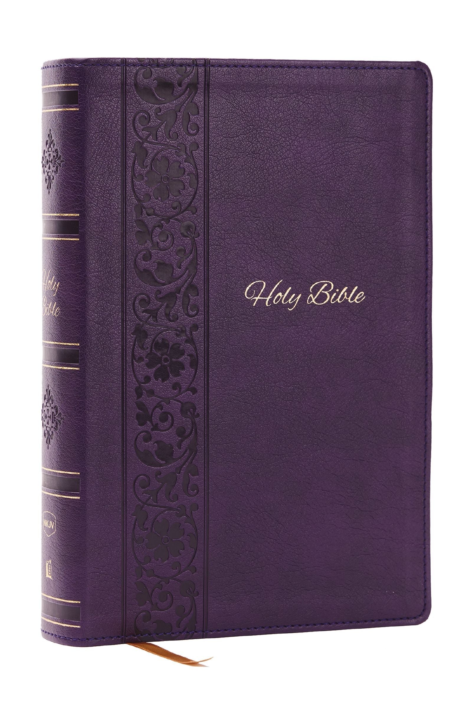 NKJV Giant Print Personal Size Purple Red Letter Bible