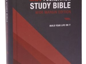 NKJV Foundation Study Bible in Black with Red Letter Edition for in-depth study