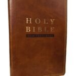 NKJV Super Giant Print New Testament Bible, Brown Indexed with Red Letter Edition