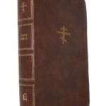 Orthodox Study Bible in the New King James Version, brown leather cover