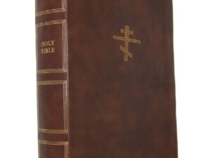 Orthodox Study Bible in the New King James Version, brown leather cover