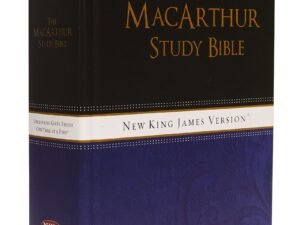 NKJV MacArthur Study Large Print Bible Black Letter Edition