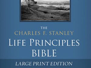 NKJV Charles F. Stanley Life Principles Bible in large print black letter edition