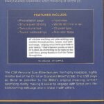 Elegant brown leather luxury CSB Christian Standard Bible, personal size edition, with red letter text