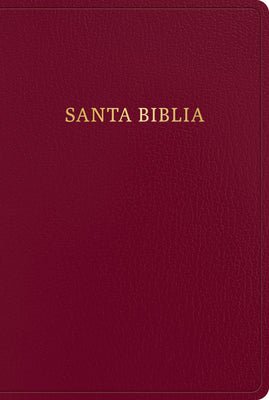 Giant print Spanish Bible, RVR 1960 translation, red letter edition for easier reading.